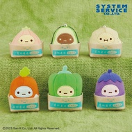 Ready to ship / Sumikko Gurashi Welcome Food Kingdom Series Vegetable Mini Plush Mascot Keychain 6types San-x
