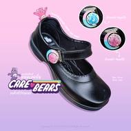 Girls' School Shoes Black Leather Care Bears Chappy Pattern Code CB-5 (27-32) CB-999 (33-42)
