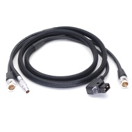 D-tap to 0B 2Pin Male Power Cord and 12G SDI Video Cable for SmallHD Cine 5 7, 503 703 Ultrabright, 