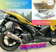 KNALPOT R9 ALPHA SERIES / KNALPOT R9 AEROX 155 ALPHA SERIES AND LEXI