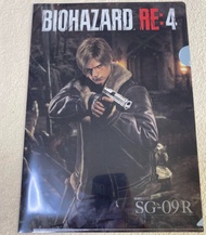 (非賣品) 生化危機4 LEON SG-09R 文件夾 TGS Tokyo Game Show 2023 RE4 BIOHAZARD 4  ADA WONG  DLC 死亡島 Resident evi
