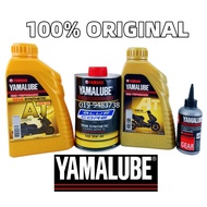 YAMALUBE Engine Oil Gear Oil Scooter 4T-AT 10W40 20W40 4T AT Blue Core 0.1L 0.8L 1L Semi Synthetic NVX NMAX XMAX AVANTIZ