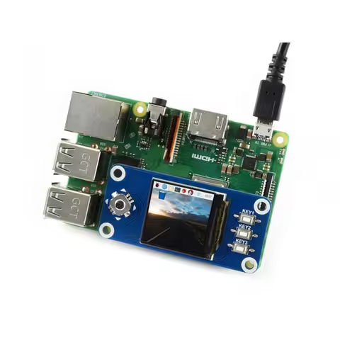 Super Sale For Raspberry Pi 1.33 Inch LCD Display HAT 240x240 SPI Interface IPS Screen with Embedded