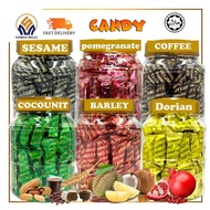Barley Peanut Candy Kacang Tumbuk PEANUT CANDY (PEANUT BARLEY / PEANUT COFFEE / PEANUT SESAME) - KUI