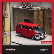 Tarmac Works Dodge Van Red #T64G-TL032-RE