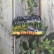 HOME DECORATION FRIDGE MAGNET STICKER/ SALZBURG AUSTRIA CITY