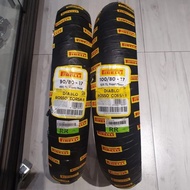 Ban racing Ban Luar Pirelli 90/80-17 dan 100/80-17 Diablo Rosso Corsa