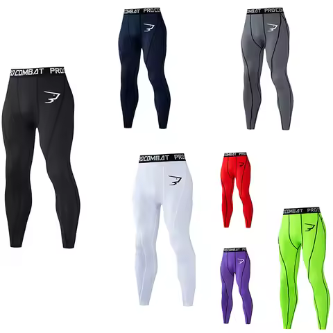 Men's tight pants, quick drying sportswear, running tight pants, fitness training, jogging pants, sp