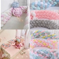 20CM Hight Baby Bed Bumper Crib Cushion Baby Bed Protector Baby Cot Bumper Knot Baby Bedding Room De