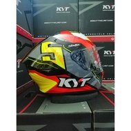SG SELLER 🇸🇬PSB APPROVED KYT Full Face Motorcycle Helmet TT COURSE FLUX(Jaume Masia)