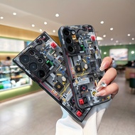 Creative A90Protective Sleeve S24Tempered Glass Phone Case Circuit Board A54Applicable A16Samsung S2