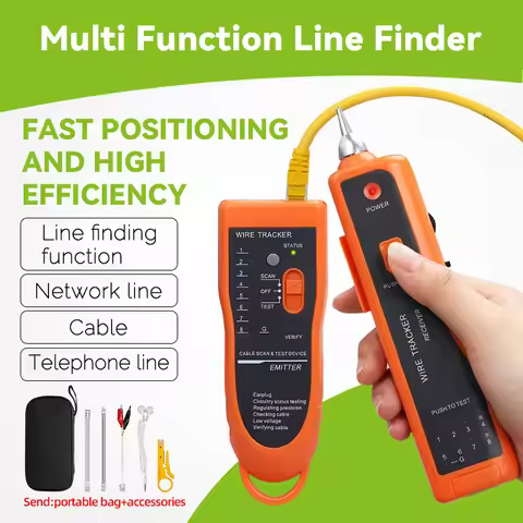 XQ-350 LAN Network Cable Tester Cat5 Cat6 RJ45 UTP STP Detector Line Finder Telephone Wire Tracker T