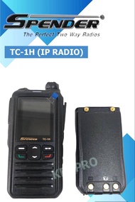 วิทยุสื่อสาร SPENDER TC-1H (IP RADIO) ใส่ซิม ฟรี SERVER ตลอดชีพ