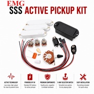 EMG Active Single Coils Pickups SSS Pickups 1 Volume 2 Tone 5 Way Blade Wiring（Optional Black/White）
