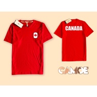 2 Side CAMOE Canada Flag T-shirt Canada Flag