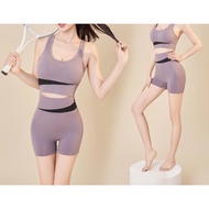 yoga bra sports shorts woman fitness wear wireless bra