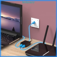 KOK Ethernet Splitter 1 to 2 Internet Splitter Gigabit Ethernet LAN Cable Splitter for Router Ethern