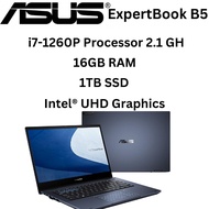 Asus ExpertBook B5 (i7-1260P,16GB RAM,1TB SSD)b5402cba-xve75