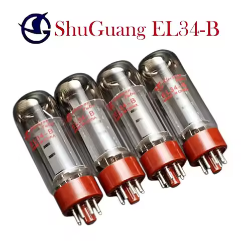 ShuGuang EL34 EL34-B Vacuum Tube DIY HIFI Audio Valve Replaces 6CA7 EL34B 6P3P 5881 6550 EL34M EL34 