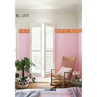 Batik sticker border wallpaper bl075