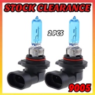 2PCS 9005 Halogen Bulb Lampu Besar Headlamp Bulb 43k Putih Biru 9005 Bulb STK