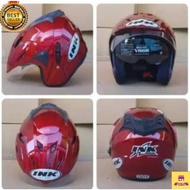 Helm Ink kw jp 8 double visor maron