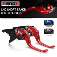 Two Fingers Short Brake Lever Set For HONDA NX500 NX400 2023-2026 Motorcycle Accessories Folding Bra