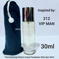 Inspired Parfume 212 VIP MAN Parfum Refill Isi Ulang Berkualitas