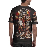 Sons Of Anarchy Tshirt Fullprint Polyester Jersey Material [PO 3 Days] || Please Order Now