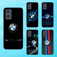 Realme 9i phone case with black border, BMW automobile brand