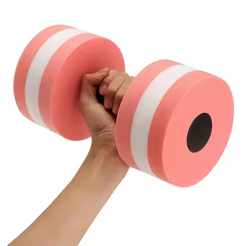 Pool Exercise Dumbbell EVAFoam Water Aquatics Dumbbell Body Shaping Fat Loss Swimming Pool Dumbbell
