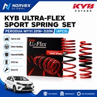 KYB Ultra-Flex Performance Lowered Spring Set Perodua Myvi D20N 2018+ 4PCS