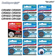 Doublepow CR2450 CR2025 CR2032 CR2016 CR1632 CR1620 CR1616 CR1220 3V Lithium Button Cell Battery Coi