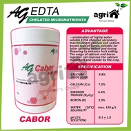 READY STOCK 1KG AG CABOR CALCIUM BORON EDTA CA 7%+B 2% EDTA Supplement Baja FERTILISER Fruit and Flo
