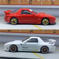 MERAH Hot Wheels Rx7 Pandem Loose 2pcs Red White