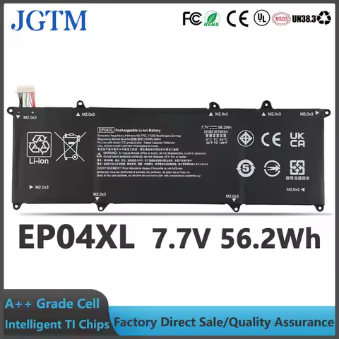 EP04XL 7.7V 56.2Wh Laptop Battery for HP Elite Dragonfly G1 2019/Elite Dragonfly G2 2020/Elite Drago
