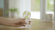 JISULIFE Mini Pocket Fan Portable Small USB Rechargeable Handheld Fans 2000 mAH Battery