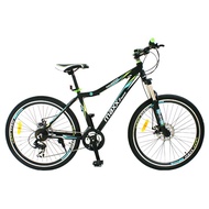 K-BIKE MAXX จักรยานเสือภูเขา ALLOY MOUTAIN BIKE 26" 24 speed SHIMANO รุ่น HOUSETON 26KAMTB2411 (ดำ/ฟ