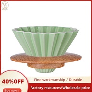 Coffee Filter Ceramic Pour over Coffee Dripper Set for V60 Dripper Removable Dripper with Stand Coff