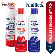 (HOME+) Faultless Original / Heavy Finish Ironing Spray Starch, 567g