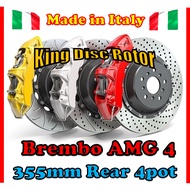 Brembo AMG 4 Rear 355mm 4pot Caliper / Kaliper Belakang 355mm