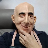 NEW Realistic Bald Head Mask High-Quality Latex Full Face Masks Cosplay & Halloween Party Prop Movie