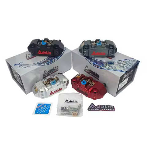 Adelin ADL-14 Motorcycle Accessories 4 Piston Disc Brake Caliper 82mm Radial Mounting For pitbike ho