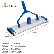 Aluminum Swimming Pool Vacuum Head 4 Wheels Cleans Pools