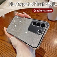 For Vivo V27 5G Case Shockproof TPU Electroplated Glitter Phone Casing For Vivo V27 5G Back Cover