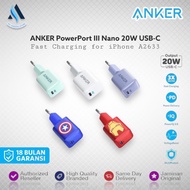 ANKER Wall Charger PowerPort III Nano 20W USB-C Fast Charging PD