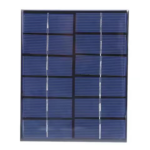 2W 6V Solar Panel High Efficiency Solar Charger Panel Portable Solar Panel for Low Power Electrical