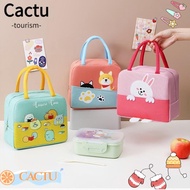 CACTU Insulated Lunch Box Bags, Portable Lunch Box Accessories Cartoon Lunch Bag, Cute Insulated Thermal Thermal Bag Tote Food Small Cooler Bag