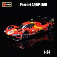 Bburago 1:24 Ferrari 499p Lmh Formula Racing 488 250gto Fxxk 458 Aloi Kenderaan Diecast Model Hadiah