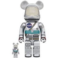 MEDICOM TOY BE@RBRICK PROJECT MERCURY ASTRONAUT - 100% + 400%